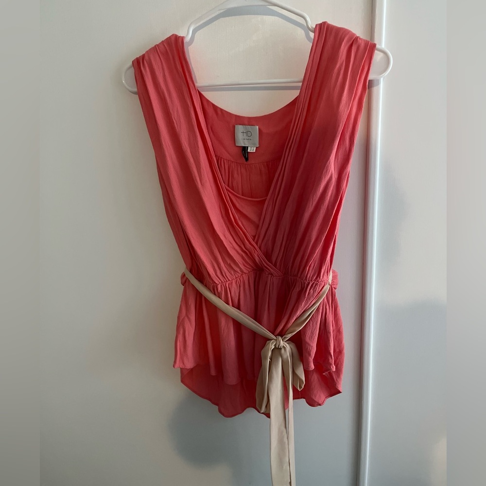 Anthropologie HD in Paris Pink Blouse
